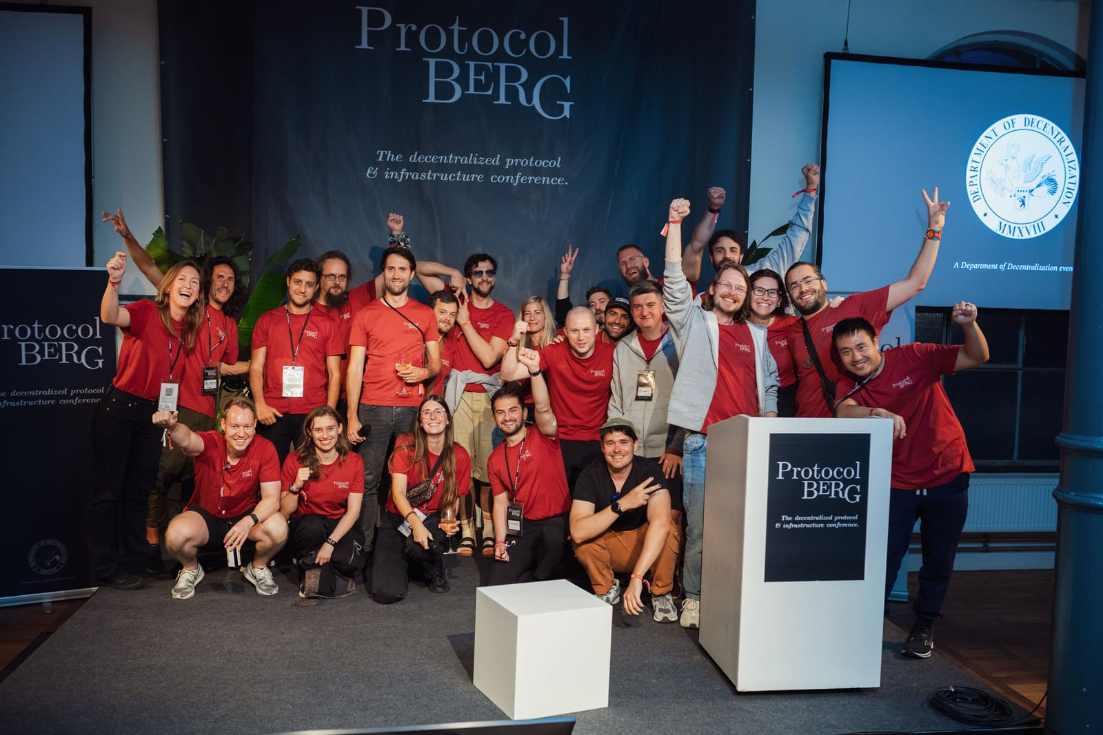 The ProtoCOOL Berg team and volunteers happy at the end of the successful first
edition!