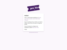 Pretix screenshot